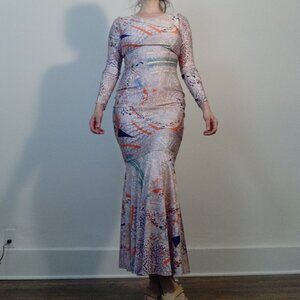 Colorful Mermaid Style Dress